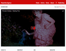 Tablet Screenshot of powerline-agency.com
